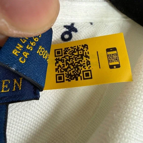 Polo Ralph Lauren Polo Shirt Mens Large White Anchor Print Classic Fit Stretch - Picture 6 of 7